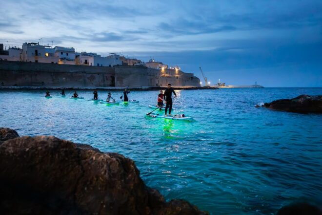 LUZ Sunset in SUP With Aperitif and Light Show - Duration and Instructor