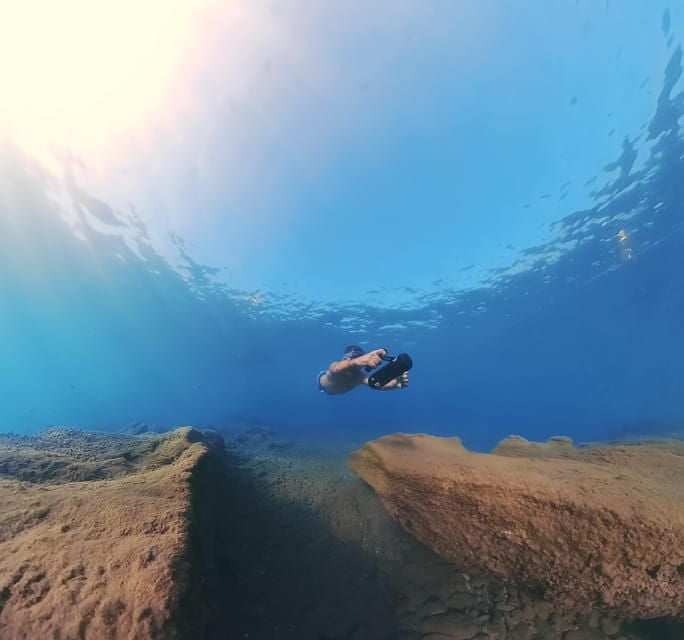 Lygaria Beach: Underwater Sea Scooter - The Equipment and Safety Measures
