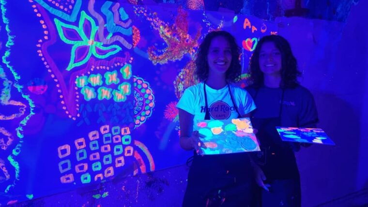 Lyon: Tarot Reading and Neon Painting Workshop - Whats Included