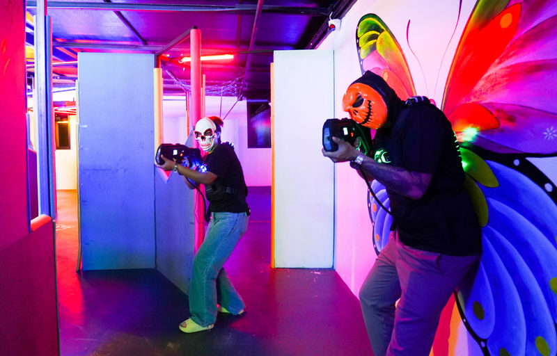 M2 Laser Tag Phuket - Laser Battle Arena Experience - Team play, free-for-all, and the small-group option