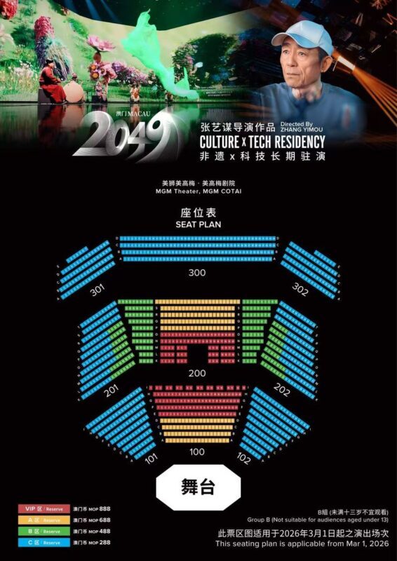 Macau 2049 Show | Director Zhang Yimous technology and art masterpiece - A future-facing stage built around old arts