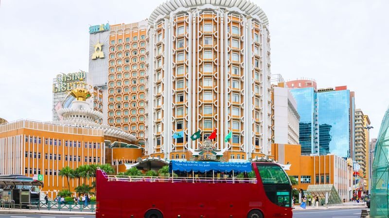 Macau Hop-On Hop-Off Open Top Bus Tour - Following the route from the harbor to the old city