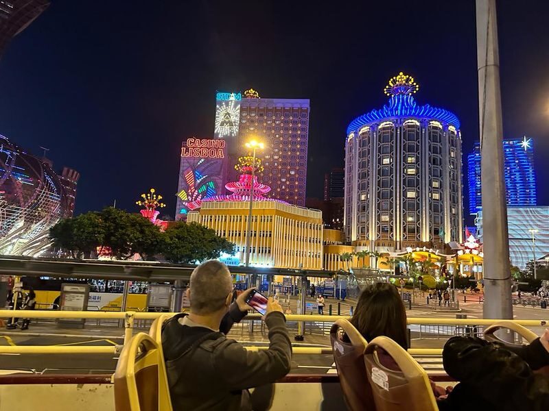 Macau Open Top Bus Night Tour - From Outer Harbour to Macau’s bright side