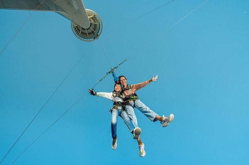Macau Tower Skyjump - Choose Skyjump, bungee, or Skywalk?