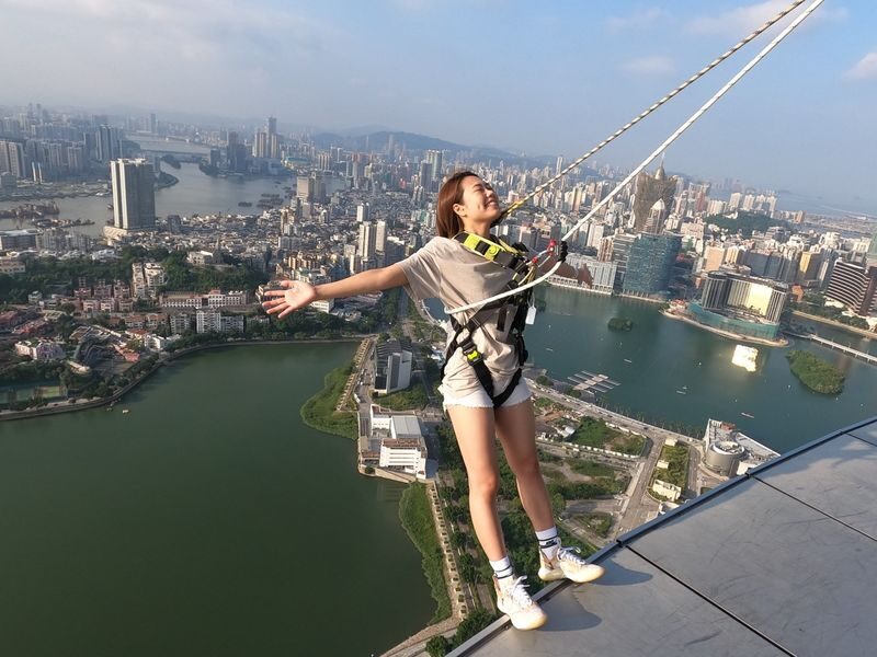 Macau Tower Skywalk with Free Admission - Getting ready at Macau Tower