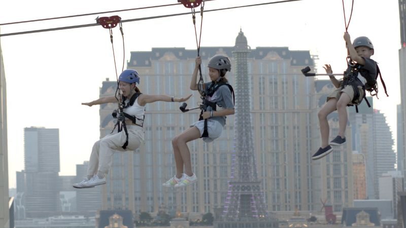 Macau Zipcity - Asia Pacific first urban zipline attraction - Daylight, dusk, or night