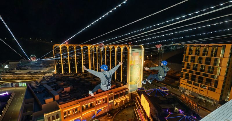Macau Zipcity - Asia Pacific first urban zipline attraction - The price is about the whole outing