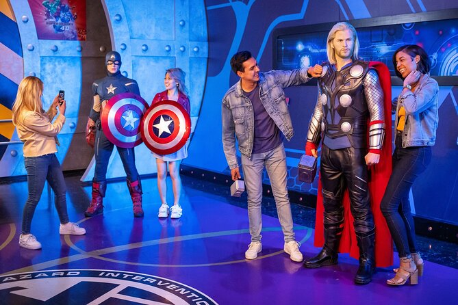 Madame Tussauds Admission Ticket With Marvel Universe 4D Movie Experience - Wax Statues of Famous Stars