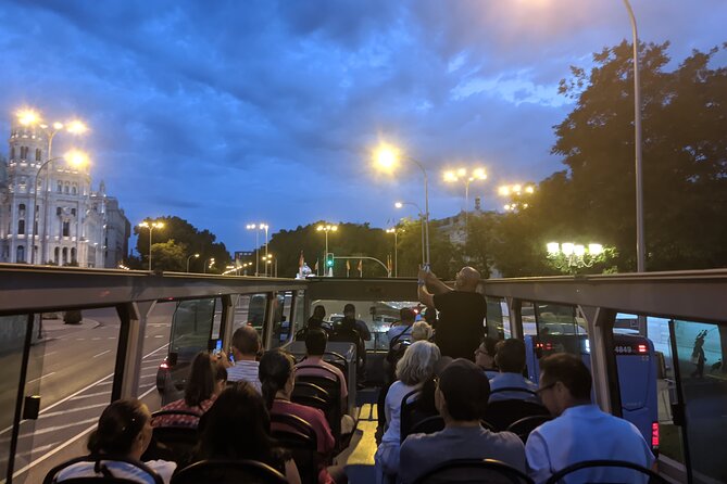 Madrid Big Bus Night Tour - End Point and Cancellation Policy