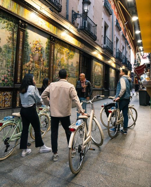 Madrid by Night: Vintage Bike Tour Highlights/Optional Tapas - Experience and Highlights