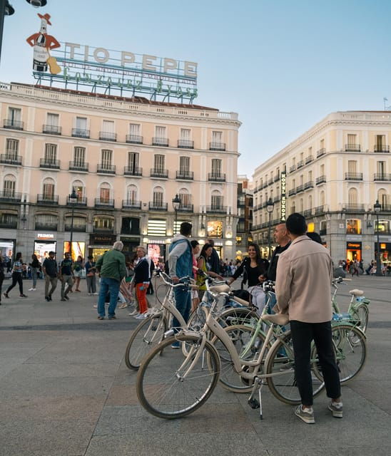 Madrid by Night: Vintage Bike Tour Highlights/Optional Tapas - Frequently Asked Questions
