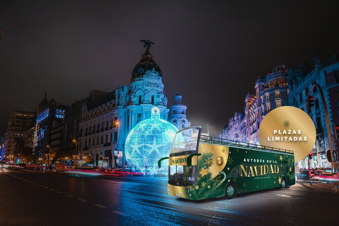 Madrid Christmas Light Tour by Open Top Double-Decker Bus - Pricing and Booking