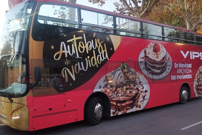 Madrid Christmas Light Tour by Open Top Double-Decker Bus - Meeting and Pickup