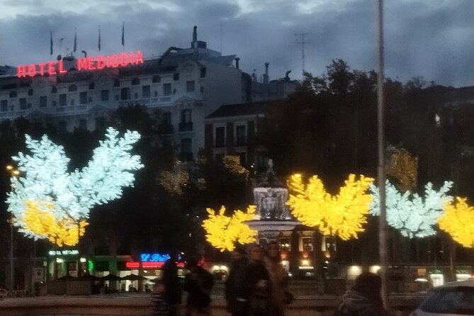 Madrid Christmas Light Tour by Open Top Double-Decker Bus - Route and Attractions