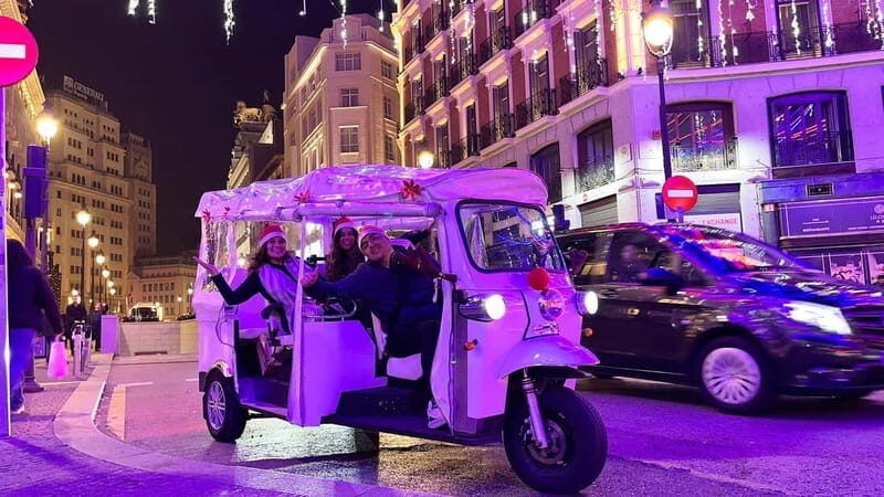Madrid: "Christmas Tuk Tuk. Luxury Lights and Joy Ride" - Madrid: "Christmas Tuk Tuk. Luxury Lights and Joy Ride" — A Festive Spin Through the Capital