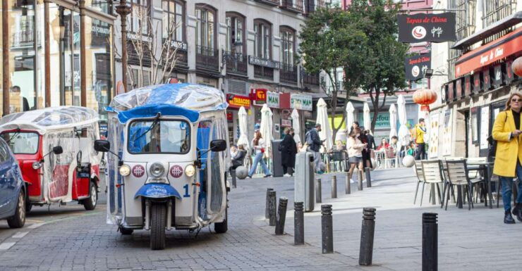 Madrid: Electric Tuk Tuk City Tour With Barrio De Las Letras - Tour Overview