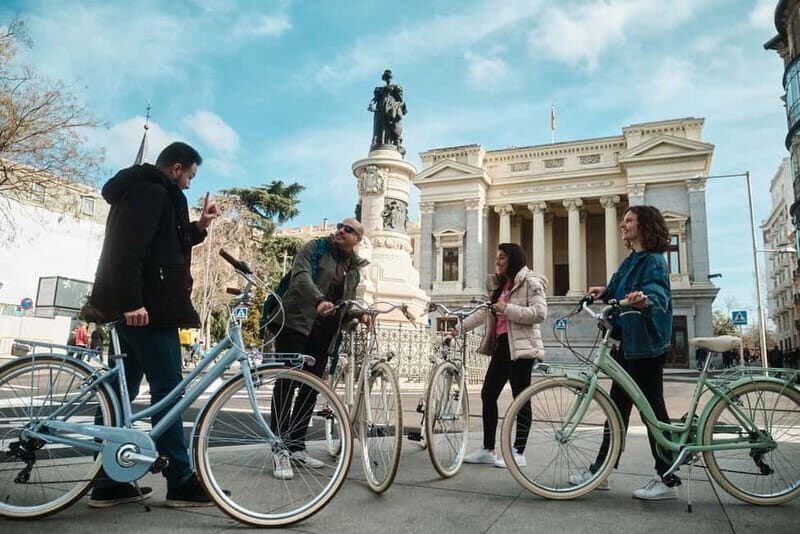 Madrid: Highlights Guided Vintage Bike Tour and Tapas Option - Good To Know