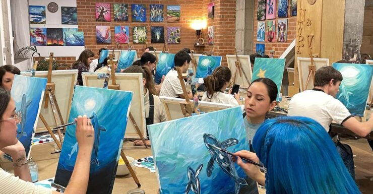 Madrid: Learn to Paint, Sip Wine, Enjoy Snacks & Music - Experience Highlights