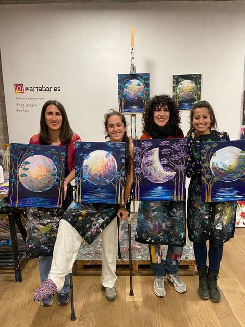 Madrid: Learn to Paint, Sip Wine, Enjoy Snacks & Music - Amenities Included
