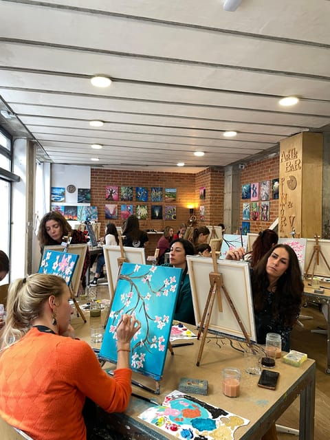 Madrid: Learn to Paint, Sip Wine, Enjoy Snacks & Music - Important Information