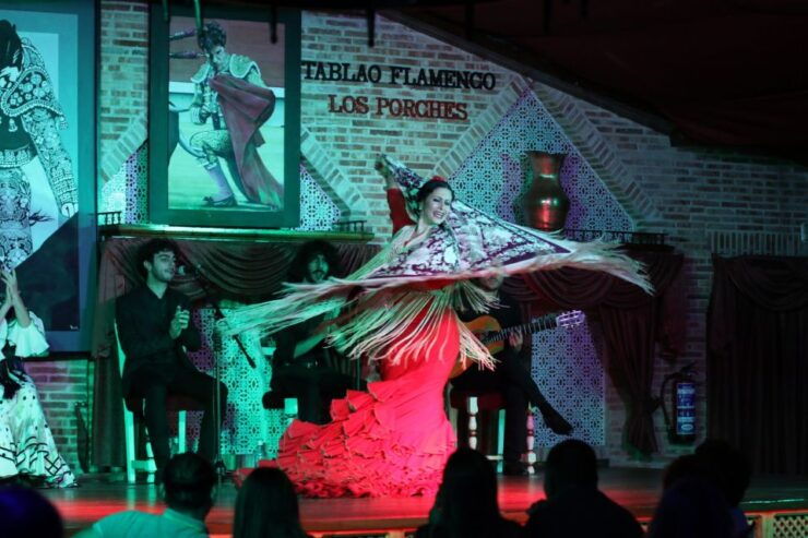 Madrid: Los Porches Flamenco Show With Tapas and Wine Ticket - Ticket Details