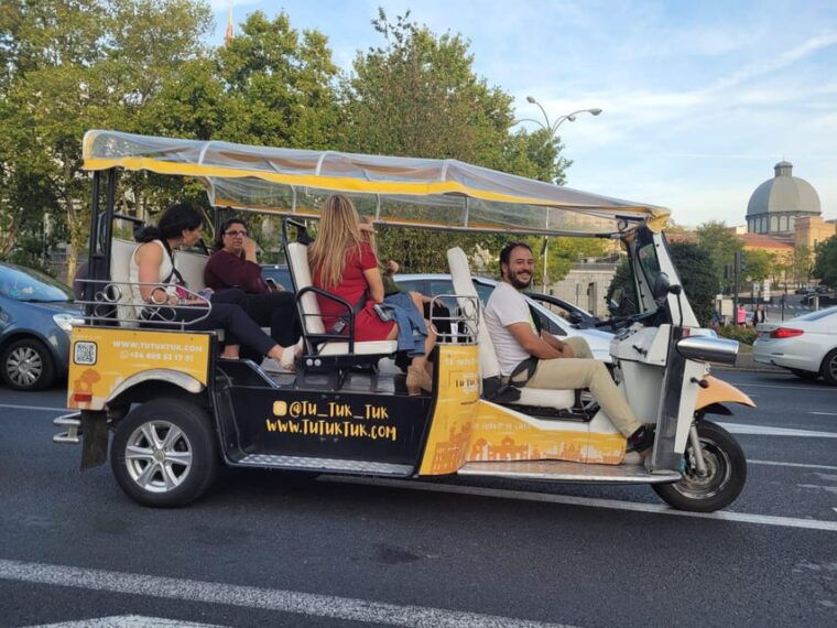 Madrid: Modern Tour With Private Guide in Yellow Tuk Tuk - Sustainable Transportation