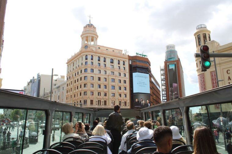 Madrid: Open-Top Big Bus Sightseeing Tour With Live Guide - Tour Logistics and Meeting Point