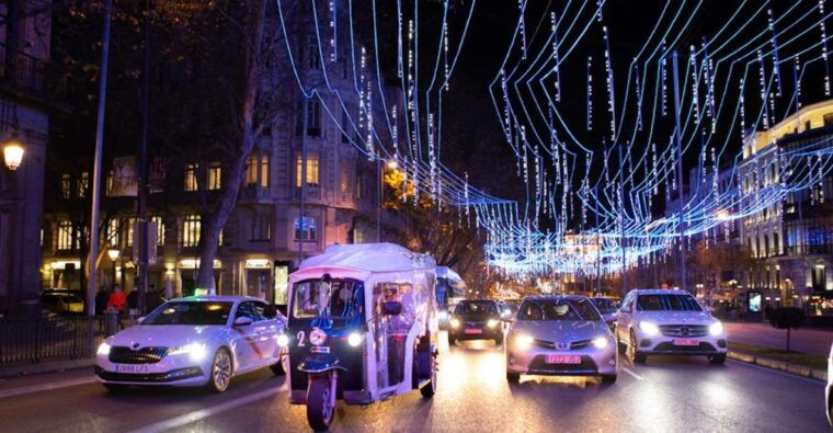 Madrid: Private Christmas Lights Tour by Eco Tuk-Tuk - Tuk-Tuk: A Sustainable Way to Sightsee