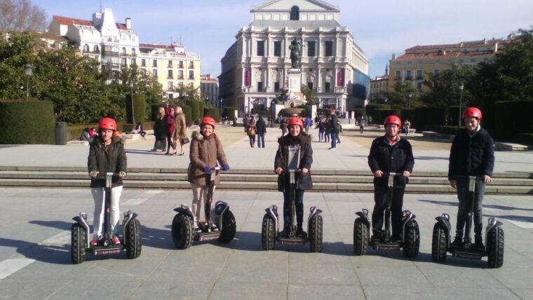 Madrid Private Segway Tour. Retiro Park - Centro Historico - Tour Inclusions