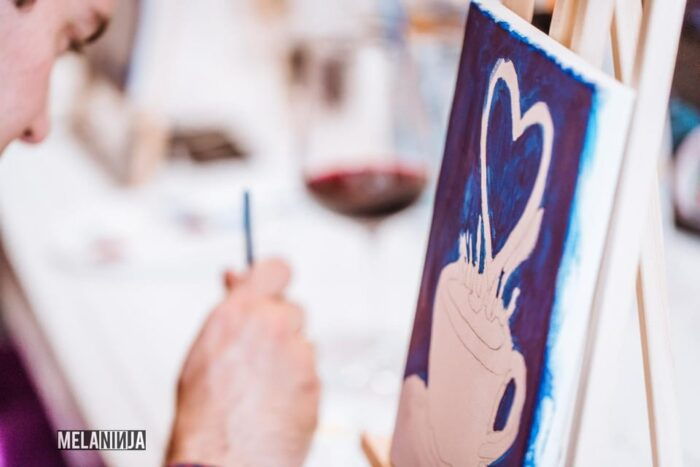 Madrid: Sip&Paint Workshop - Memorable Moments From the Workshop