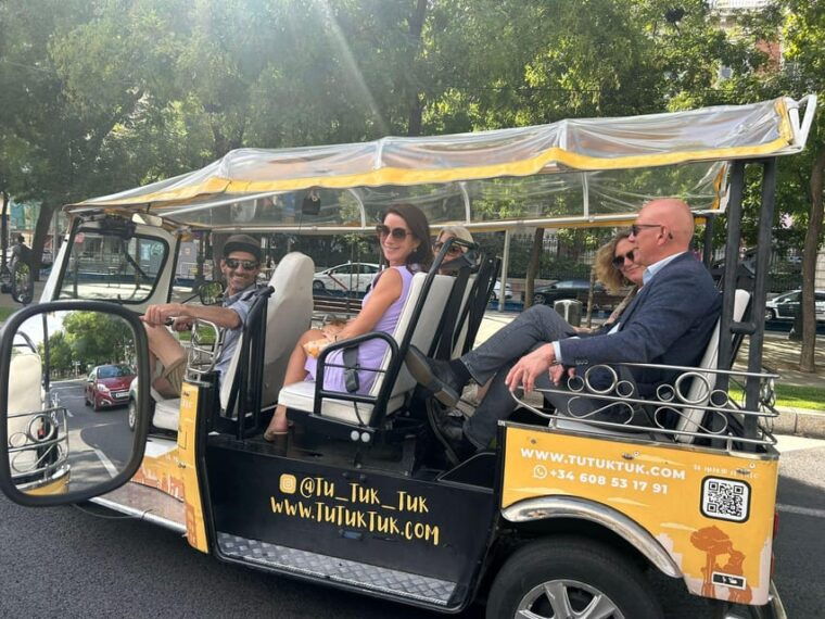 Madrid: Traditional Tour Wh Private Guide in Yellow Tuk Tuk - Iconic Landmarks Discovered