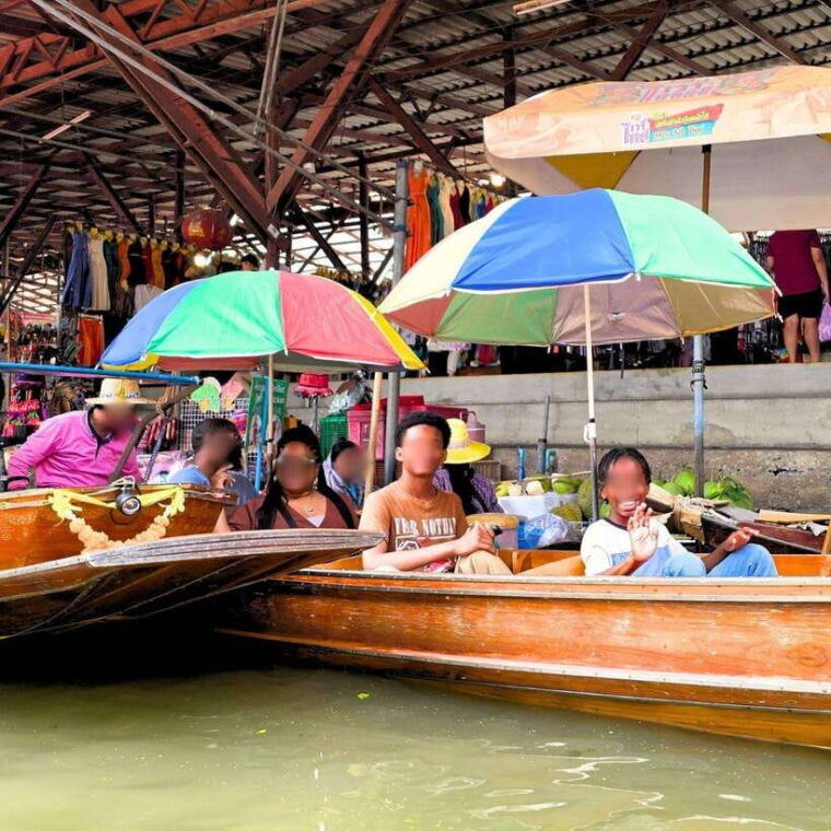 Maeklong Railway Market, Floating Market, and Salt Lake Tour - Maeklong Railway Market Experience