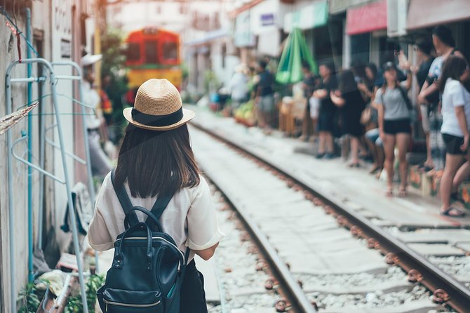 Maeklong Train Market and Damnern Saduak Floating Market Tour With English Guide - Tour Highlights