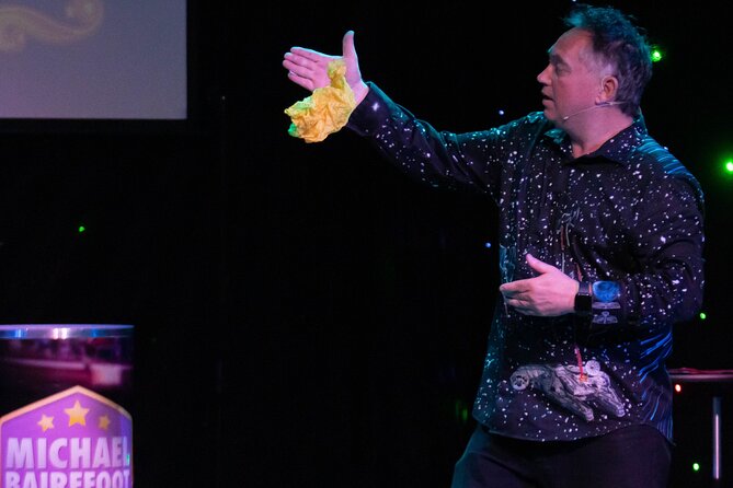 Magic & Comedy Show Starring Michael Bairefoot - Directions