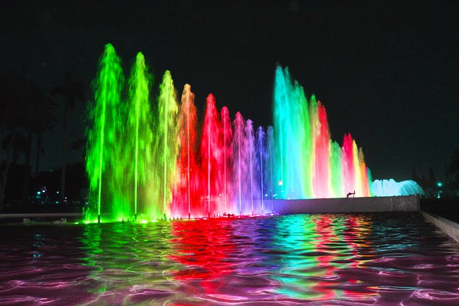 Magic Fountains Park & Barranco by Night - Transport Included - Inclusions: Pick up and Drop off Details