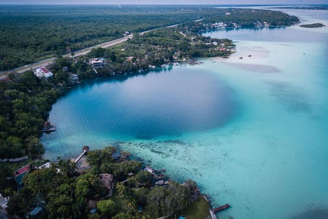 Magical BACALAR TOUR With Pontoon Boat Ride. (Transportation Breakfast Food) - Overview