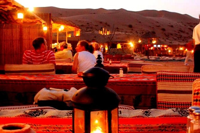 Magical Dinner in Marrakech Desert With Transportation - Sample Menu and Inclusions