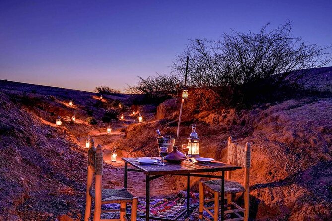 Magical Dinner Under The Stars In Agafay Desert From Marrakech - Inclusions