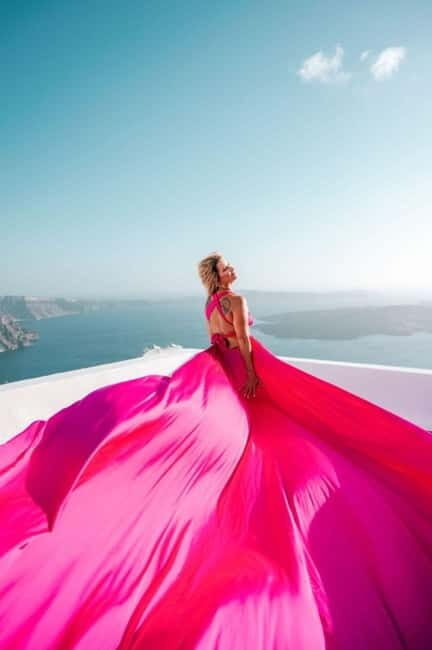 Magical Flying Dress Photoshoots in Oia or Imerovigli - Good To Know