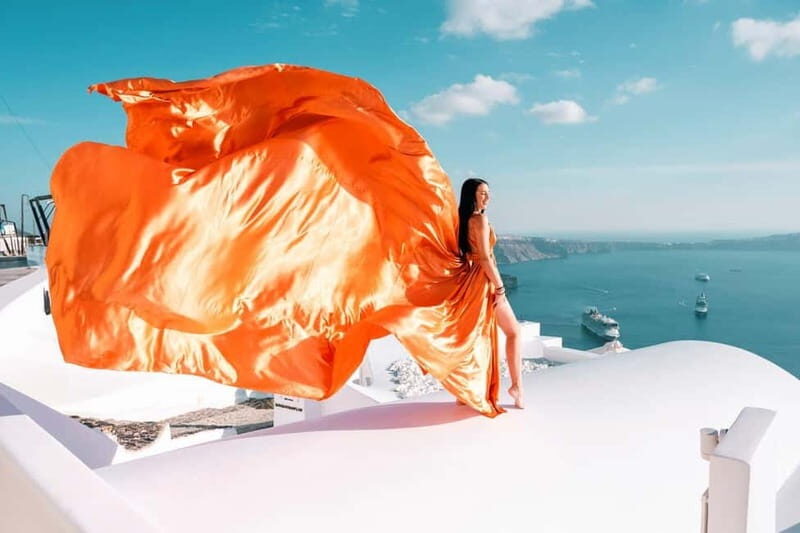 Magical Flying Dress Photoshoots in Oia or Imerovigli - What Is This Photoshoot Experience All About?