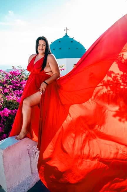 Magical Flying Dress Photoshoots in Oia or Imerovigli - Frequently Asked Questions