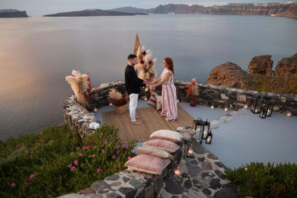 Magical Proposal Photoshoot in Santorini - The Sum Up