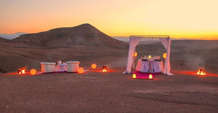 Magical Sunset and Desert Dinner at Agafay - Experience Highlights