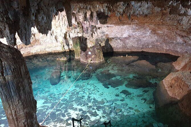 Magical Tulum Expedition Swim 3 Cenotes & Lagoon From Cancun - Final Stop: Laguna de Kaan Luum