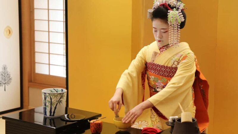 Maiko Dance and Tea Ceremony on a Noh Stage in Kyoto - Frequently Asked Questions