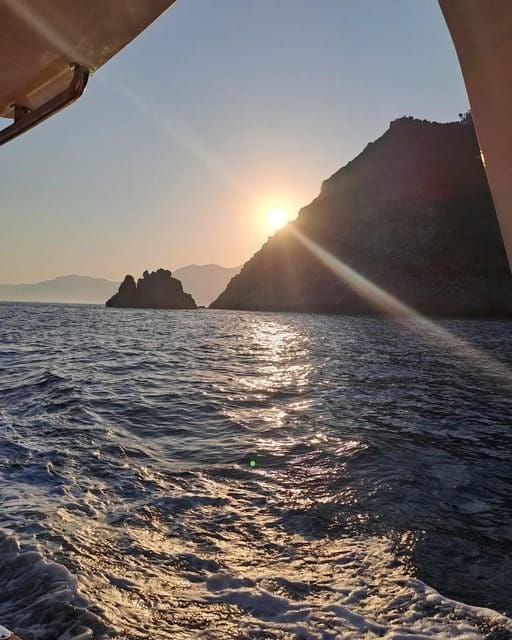 MAIORI: Boat Cruise at Sunset - The Route and Scenic Highlights  