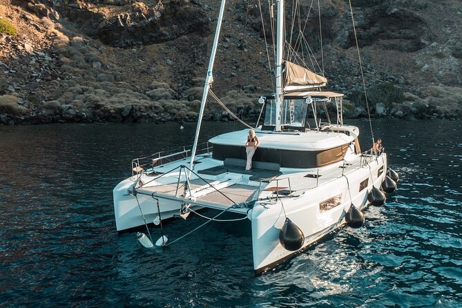 Majestic Catamaran Caldera Cruise With Snacks, Meal & Drinks - Availability