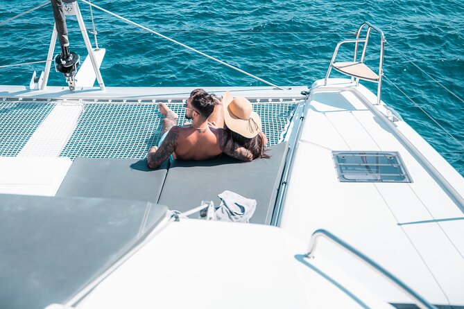 Majestic Catamaran Caldera Cruise With Snacks, Meal & Drinks - Reservation and Payment