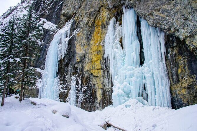 Majestic Grotto Canyon Ice Walk tour from Banff Calgary Canmore - Good To Know
