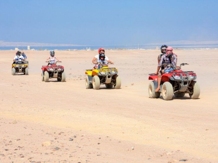 Makadi Bay: Sunset Quad & ATV Adventure & Seaview - Duration and Language Options